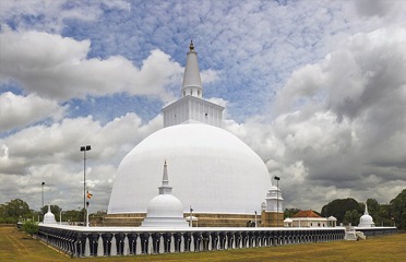 Ruwanweli Maha Seya in Anuradhapura.